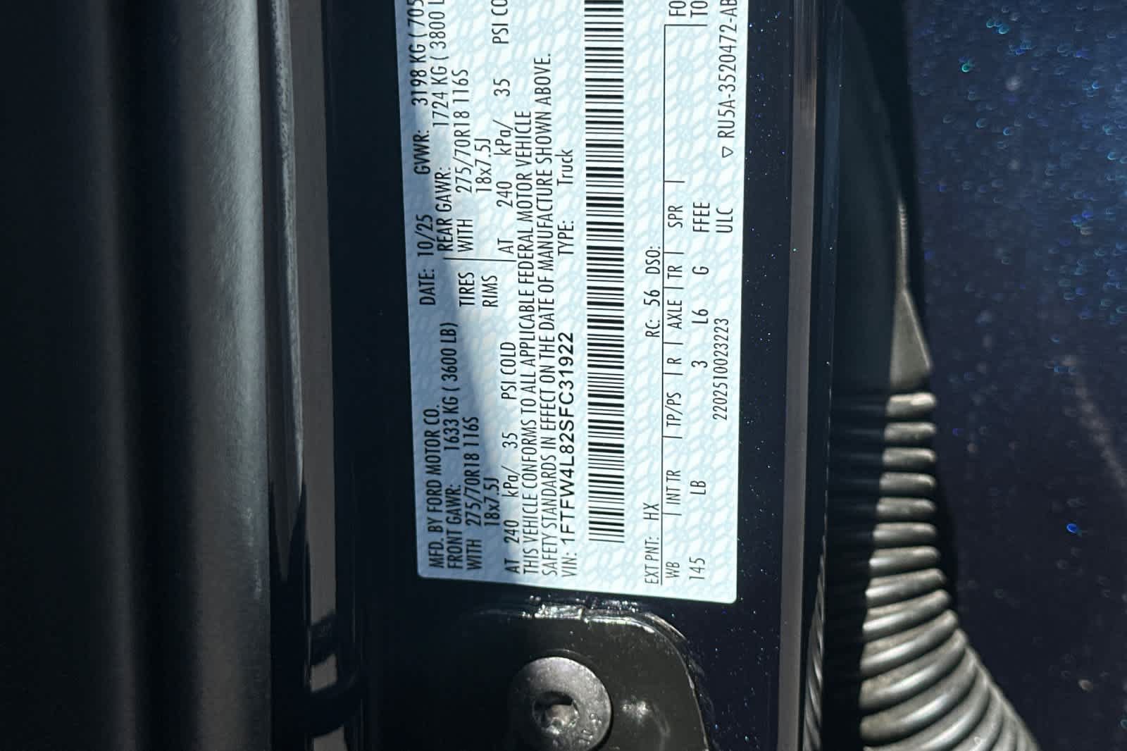 Used 2025 Ford F150 Tremor w/ Bed Utility Package AWD/4WD image 28
