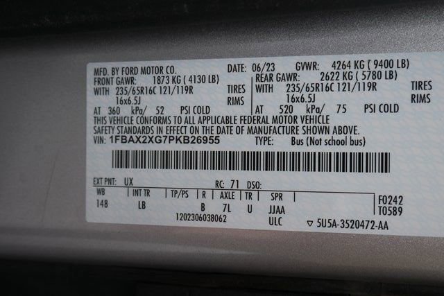 Used 2023 Ford Transit 350 XLT image 24