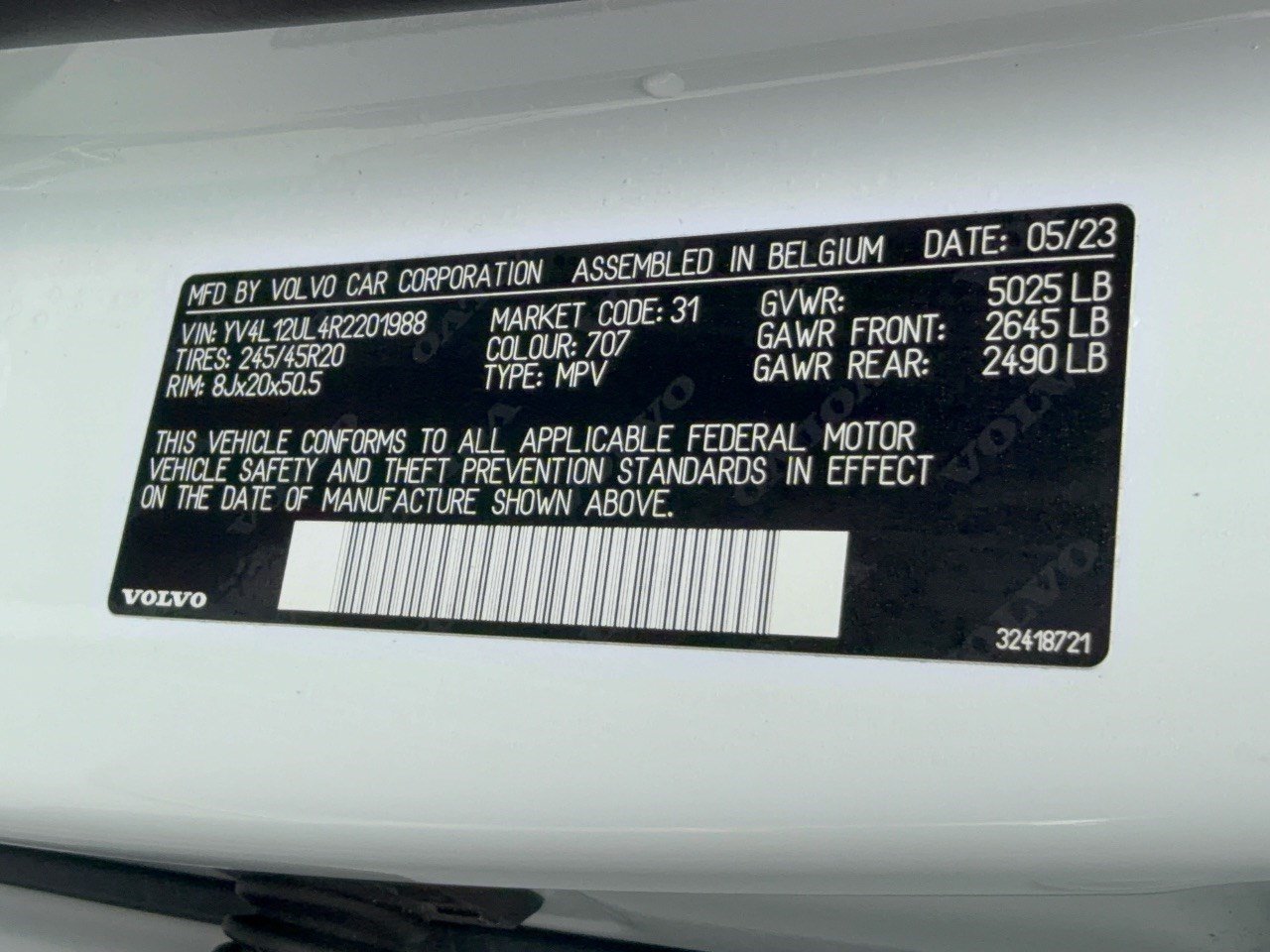 Used 2024 Volvo XC40 B5 Plus w/ Protection Package Premier AWD/4WD image 31