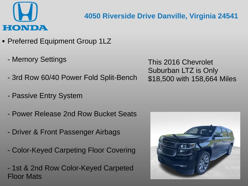 Used 2016 Chevrolet Suburban LTZ image 7