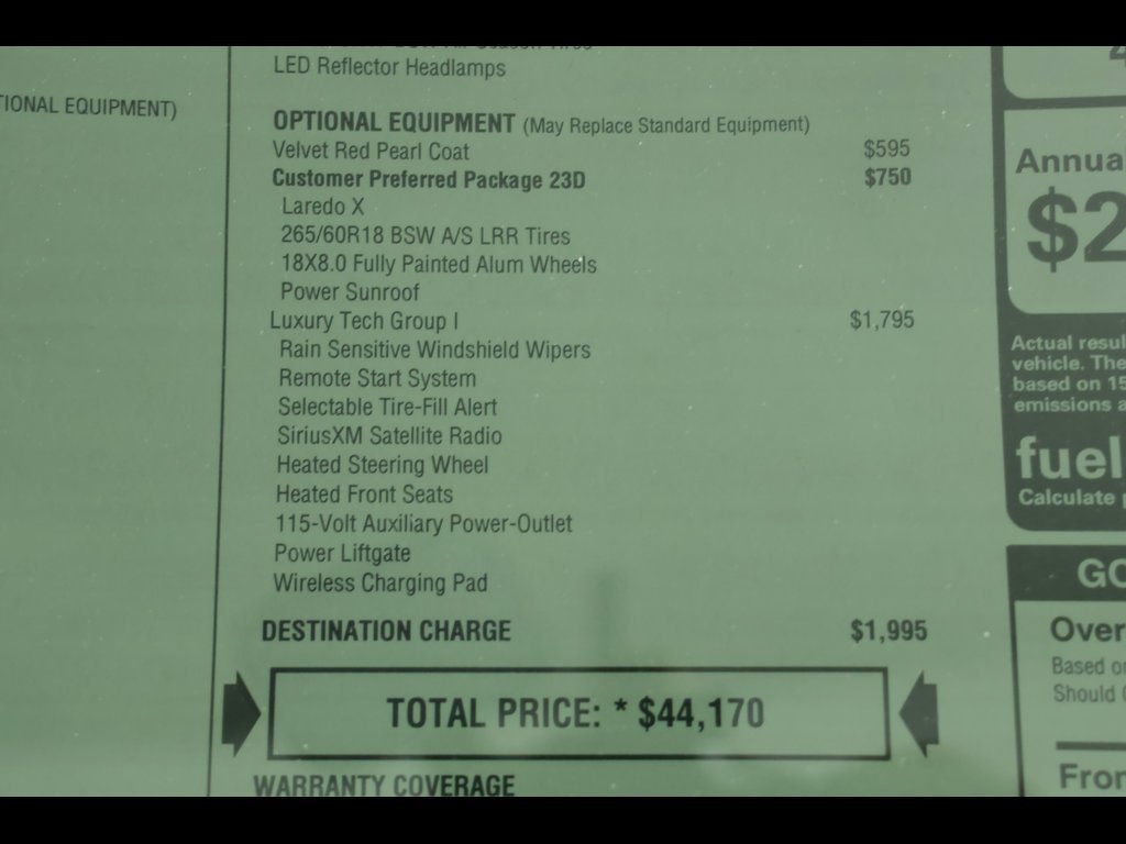 New 2025 Jeep Grand Cherokee Laredo X image 23