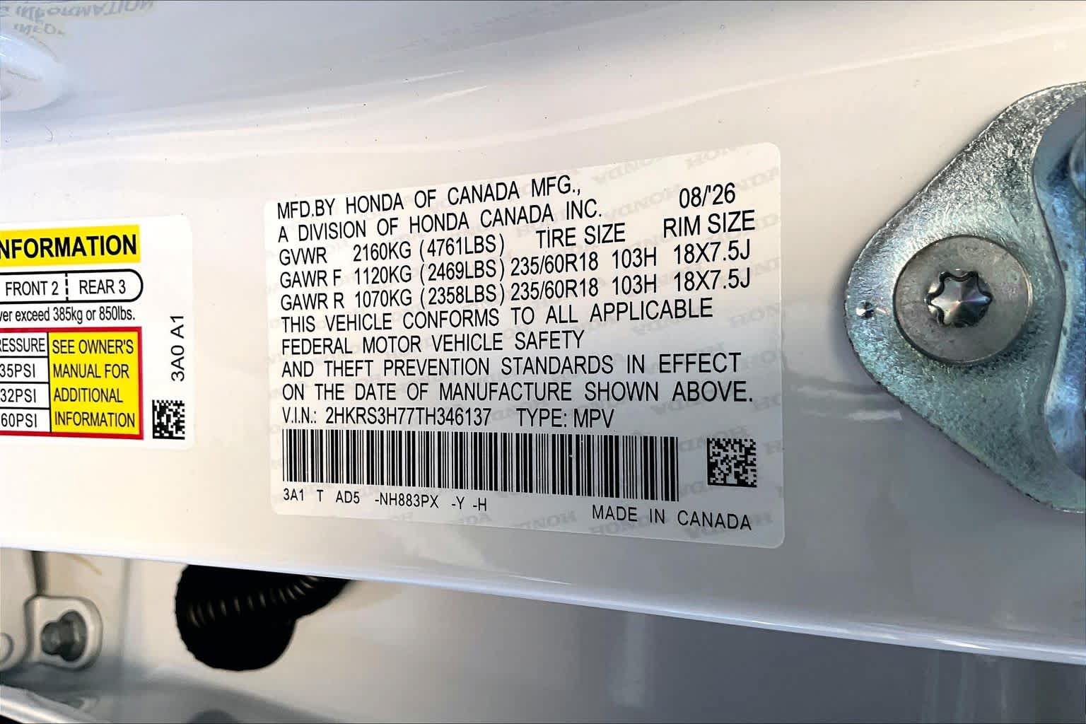 New 2026 Honda CR-V EX-L image 14