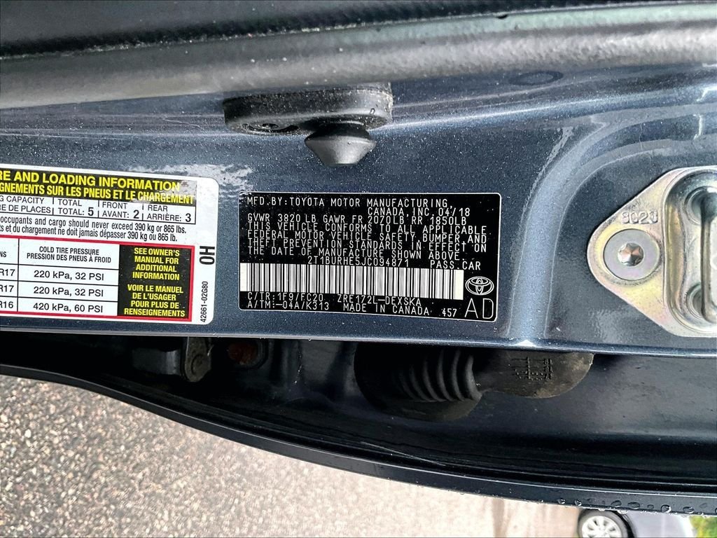 Used 2018 Toyota Corolla SE FWD image 9