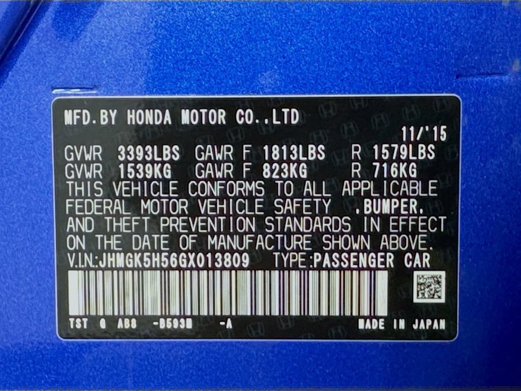 Used 2016 Honda Fit LX image 19