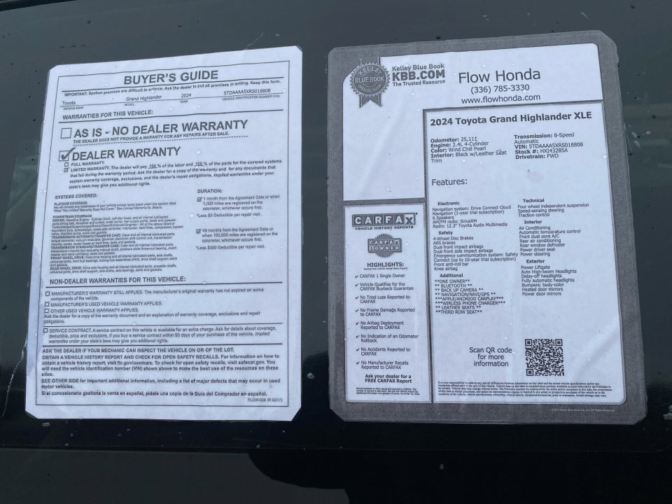 Used 2024 Toyota Grand Highlander XLE image 33