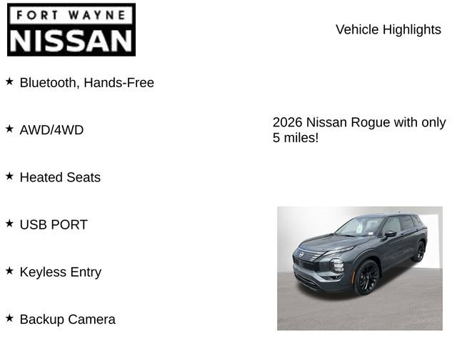 New 2026 Nissan Rogue SL AWD/4WD image 7