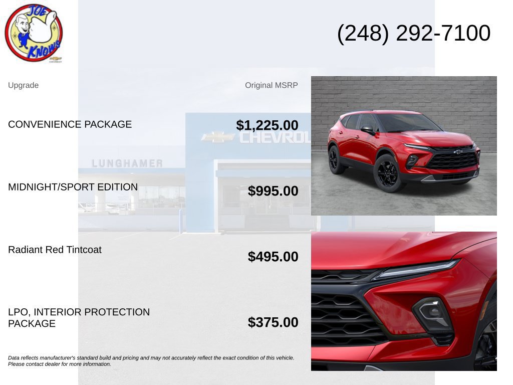 New 2026 Chevrolet Blazer LT w/ Convenience Package AWD/4WD image 5