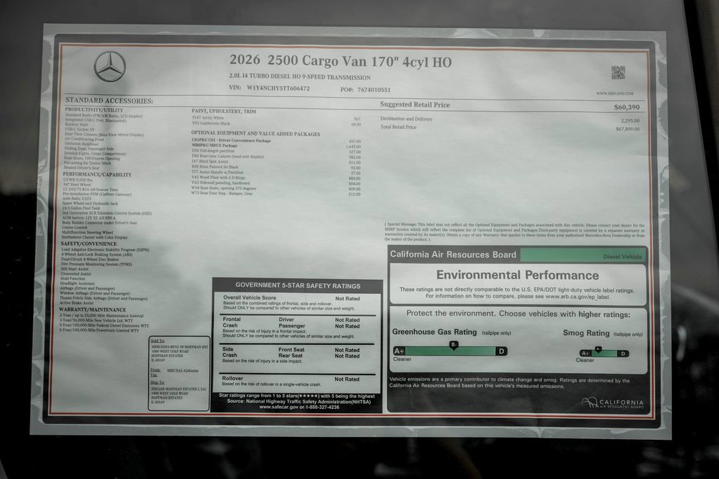 Used 2026 Mercedes-Benz Sprinter 2500 image 21