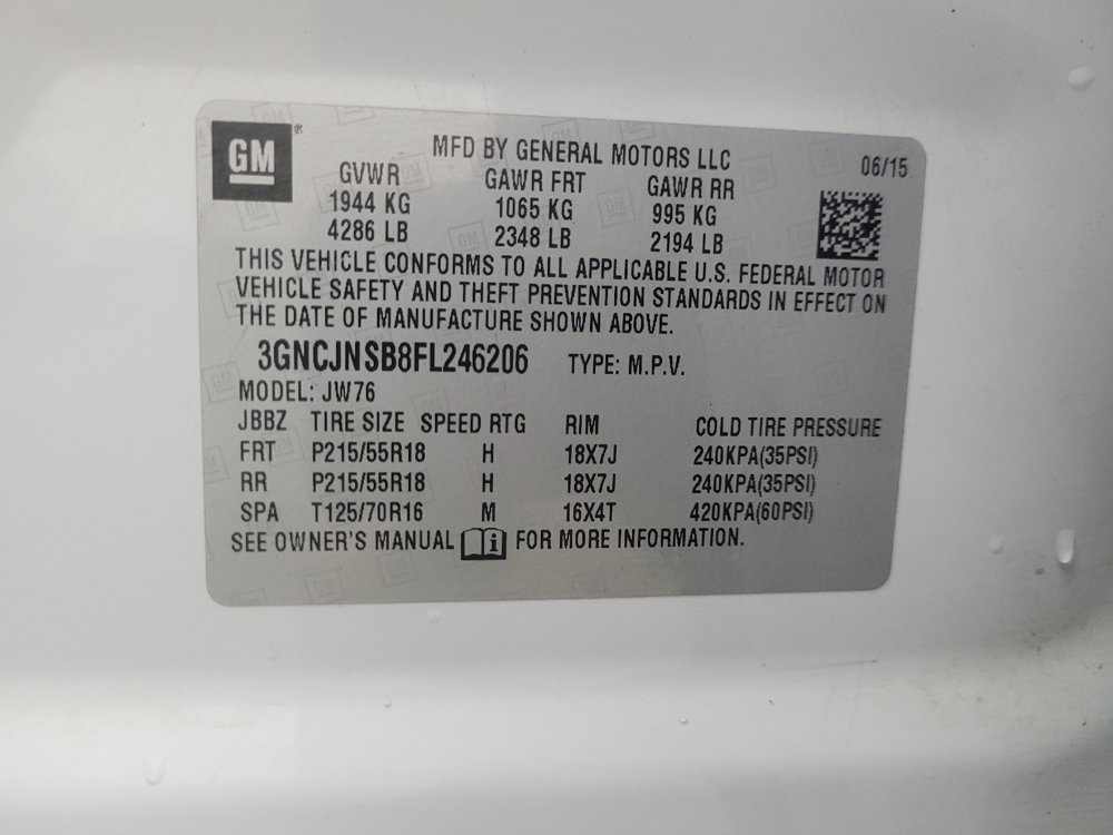 Used 2015 Chevrolet Trax LTZ FWD image 33