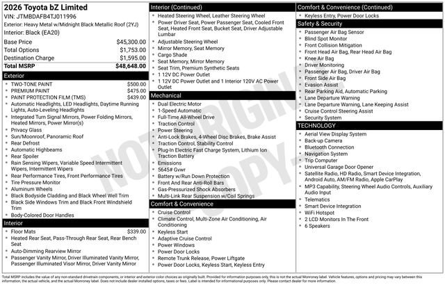 New 2026 Toyota bZ AWD/4WD image 32