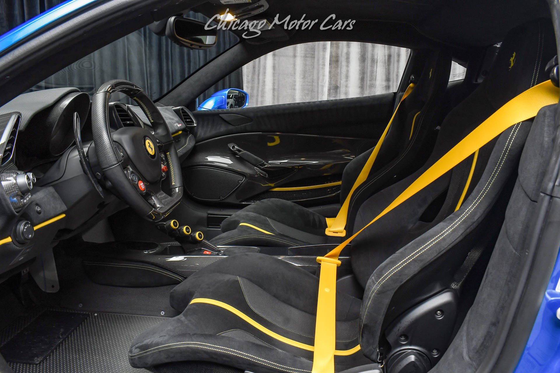 Used 2020 Ferrari 488 Pista Coupe Blu Corsa HRE Wheels Ful image 22