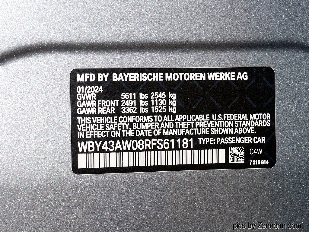Certified 2024 BMW i4 eDrive35 w/ Convenience Package RWD image 39
