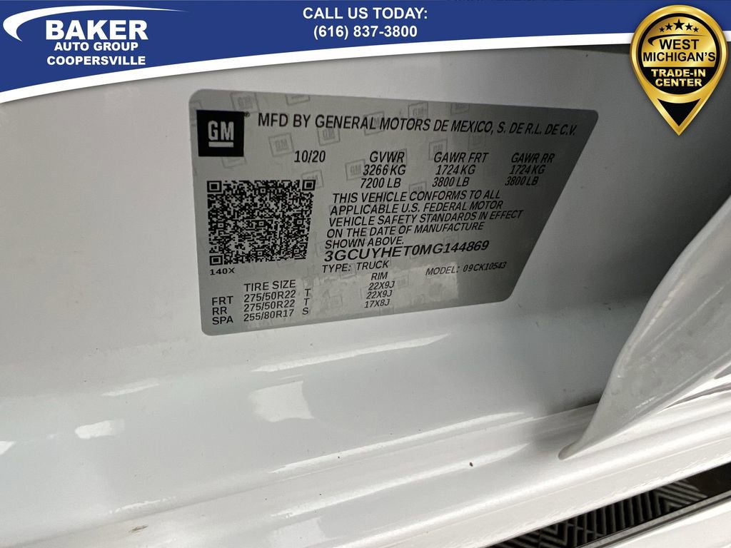 Used 2021 Chevrolet Silverado 1500 High Country w/ Technology Package image 35