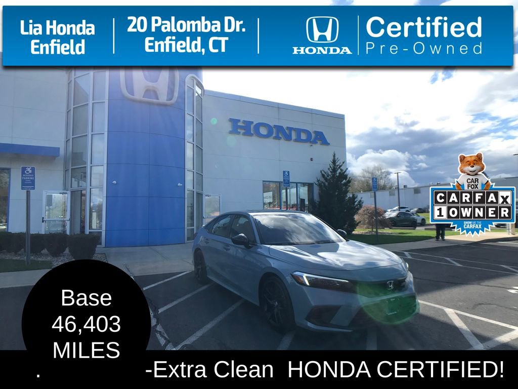 Certified 2022 Honda Civic Si