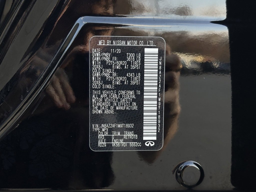 Used 2021 INFINITI QX80 Luxe w/ Cargo Package image 38