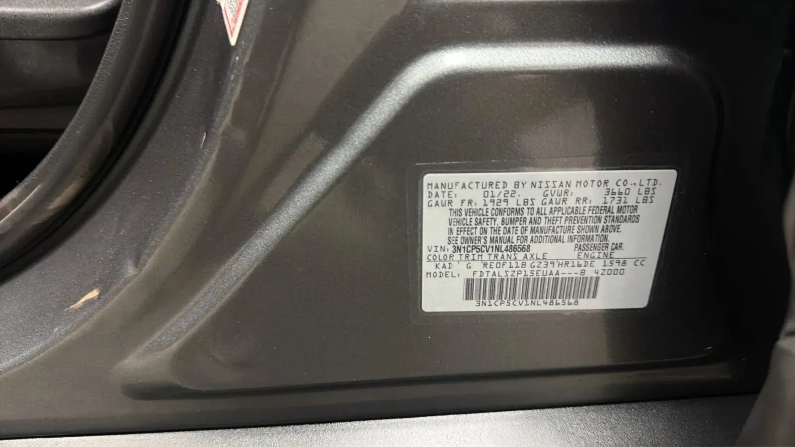 Used 2022 Nissan Kicks SV FWD image 25