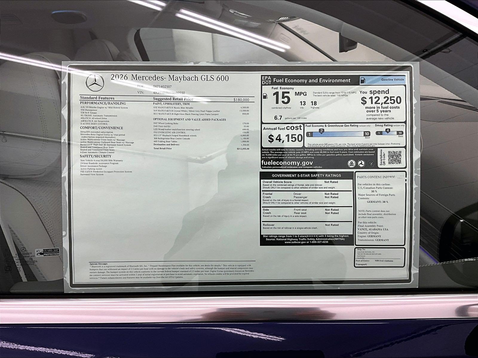 New 2026 Mercedes-Benz Maybach GLS 600 4MATIC image 17