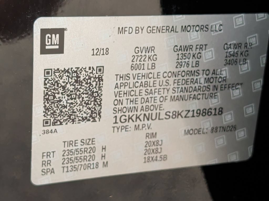 Used 2019 GMC Acadia SLT w/ Black Edition AWD/4WD image 40