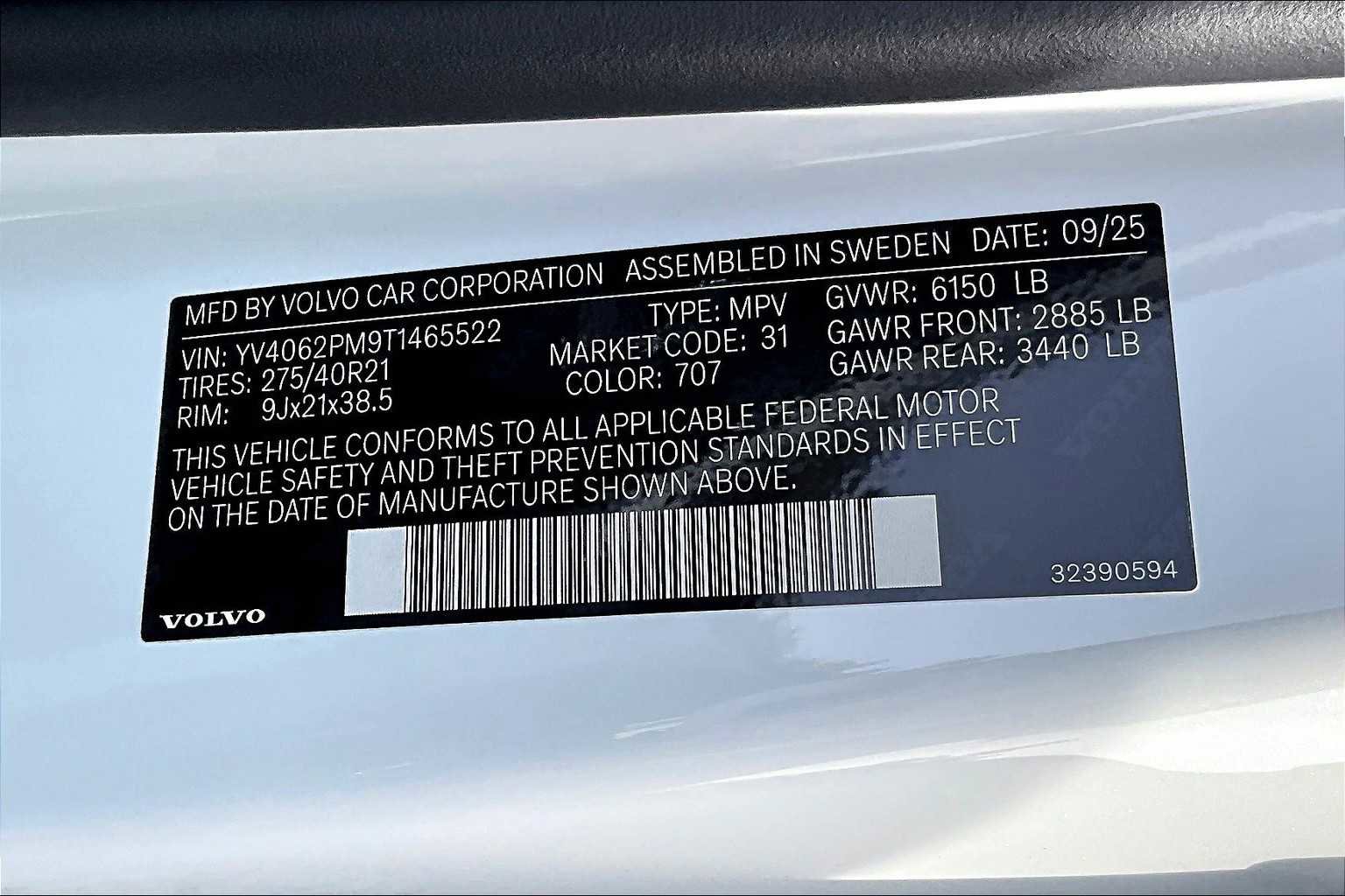 New 2026 Volvo XC90 B6 Ultra w/ Protection Package Premier AWD/4WD image 12