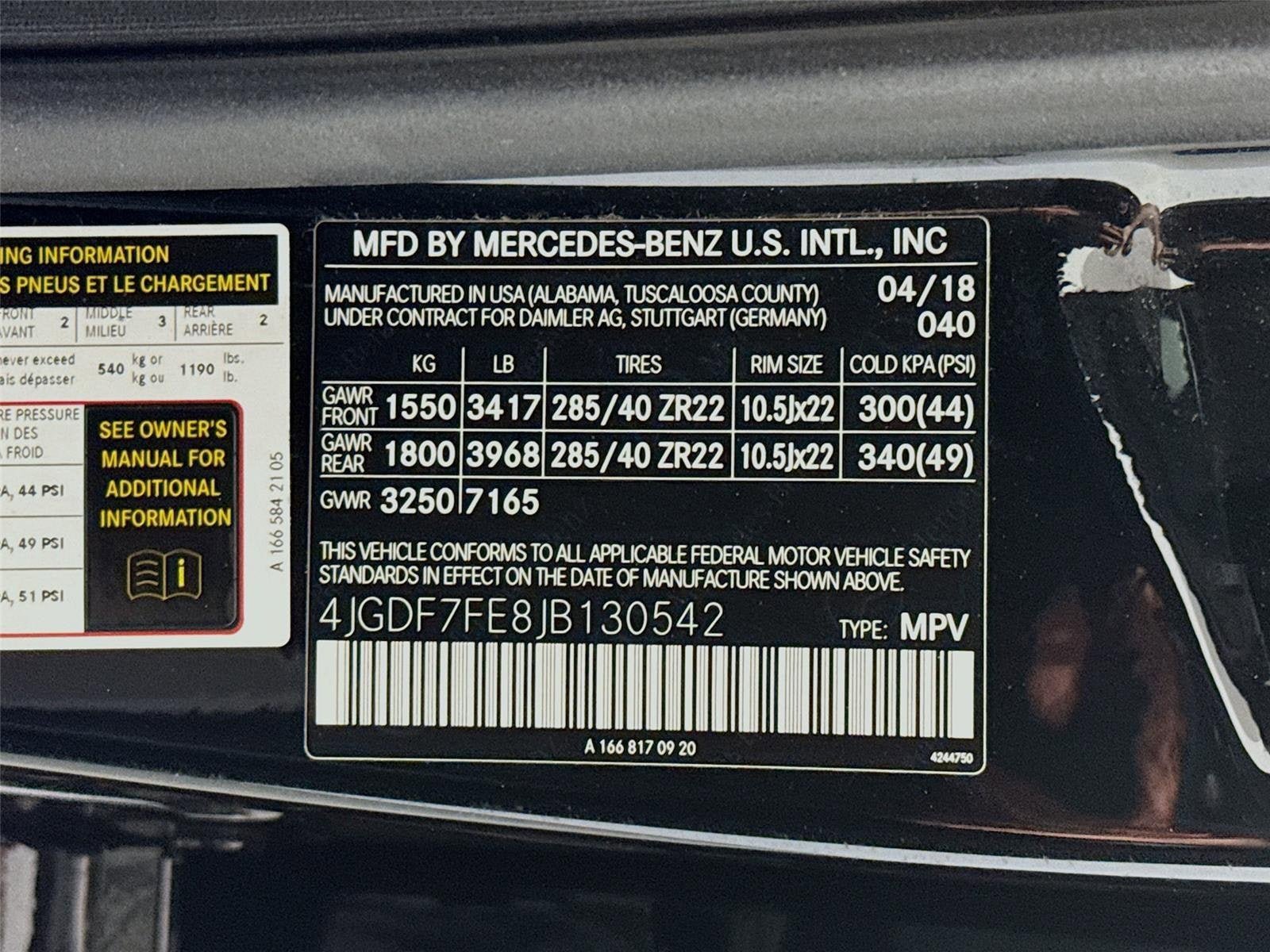 Used 2018 Mercedes-Benz GLS 63 AMG 4MATIC image 34