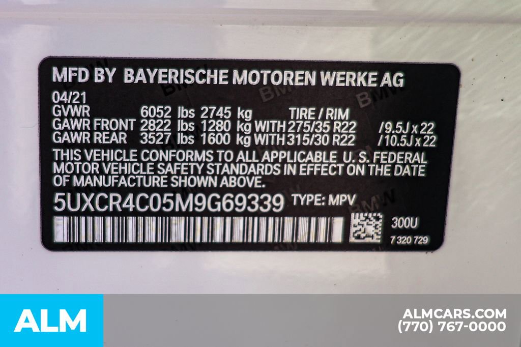 Used 2021 BMW X5 sDrive40i w/ M Sport Package image 68