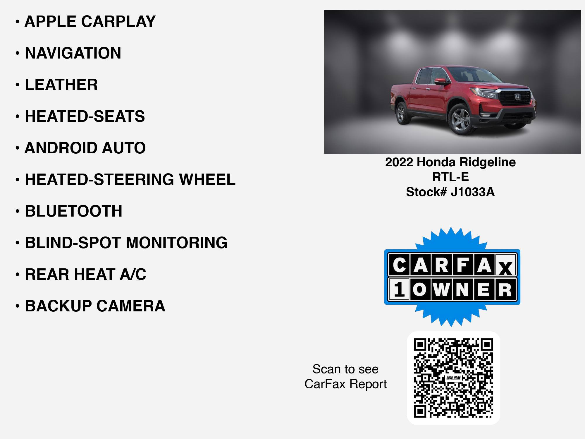 Used 2022 Honda Ridgeline RTL-E image 7