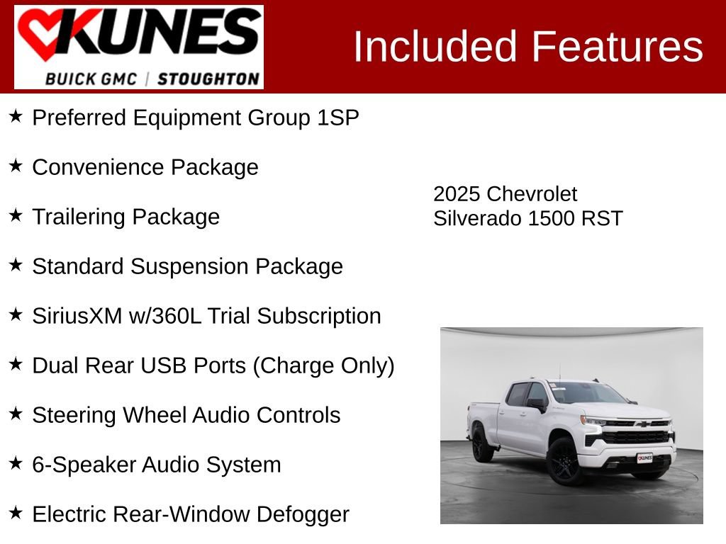 Used 2025 Chevrolet Silverado 1500 RST w/ Convenience Package II AWD/4WD image 3