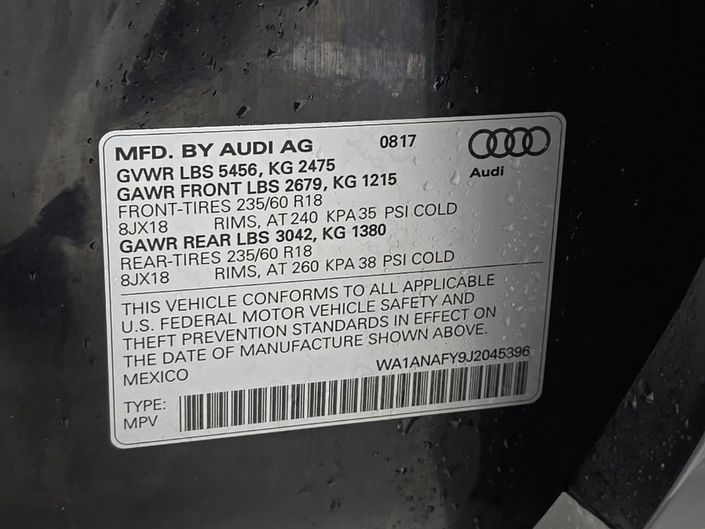 Used 2018 Audi Q5 2.0T Premium w/ Convenience Package AWD/4WD image 15
