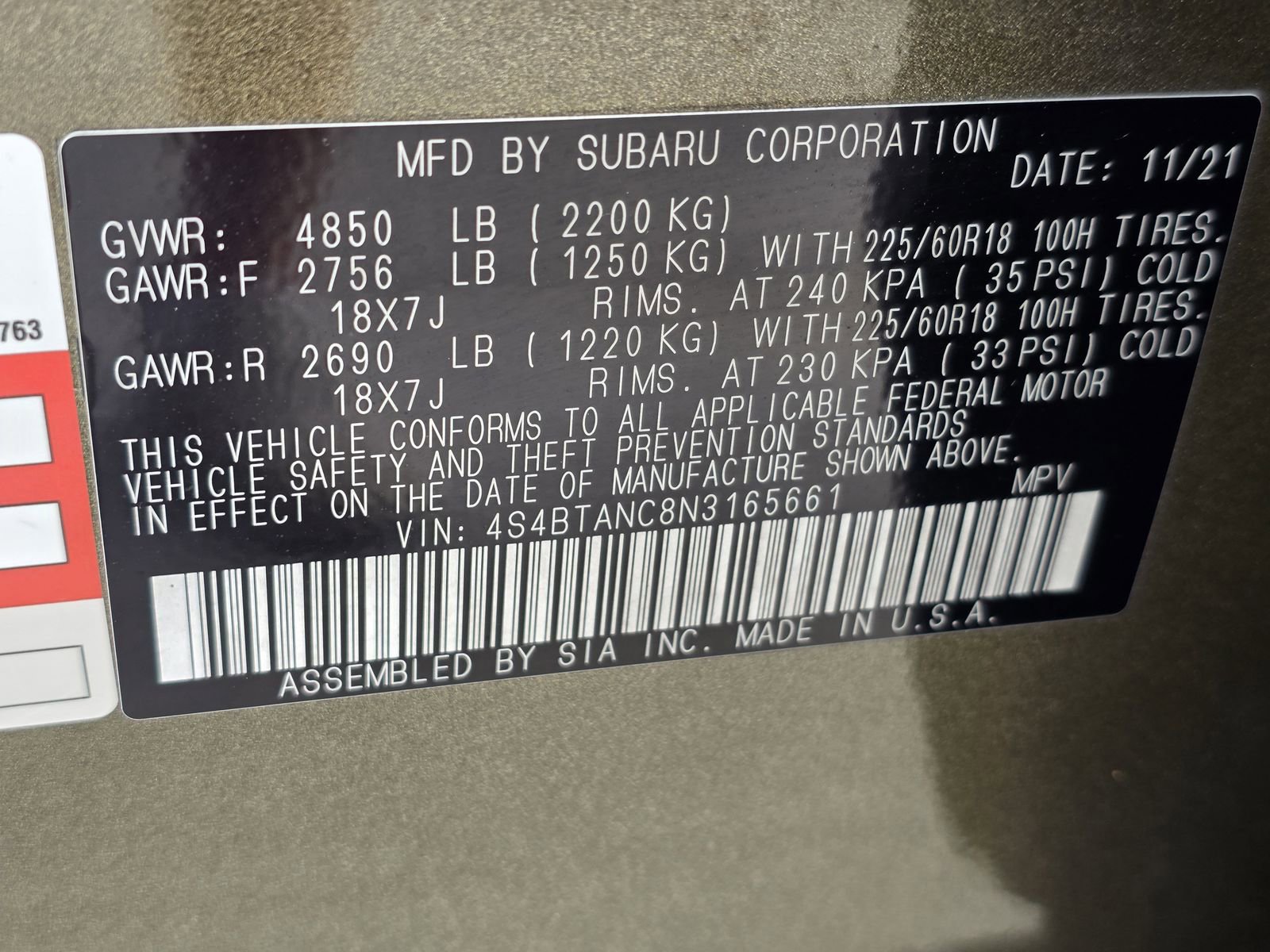 Used 2022 Subaru Outback Limited AWD/4WD image 33