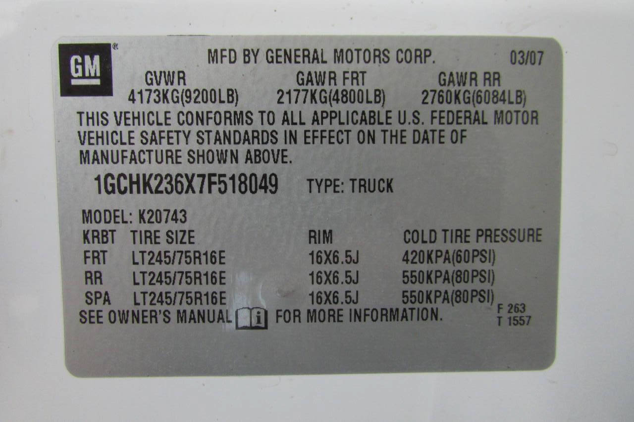 Used 2007 Chevrolet Silverado 2500 LT w/ 2LT Convenience Package AWD/4WD image 15