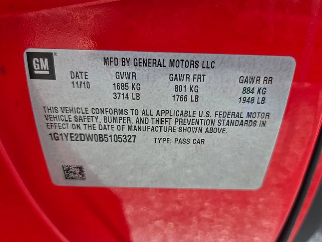 Used 2011 Chevrolet Corvette Coupe w/ 1LT image 18