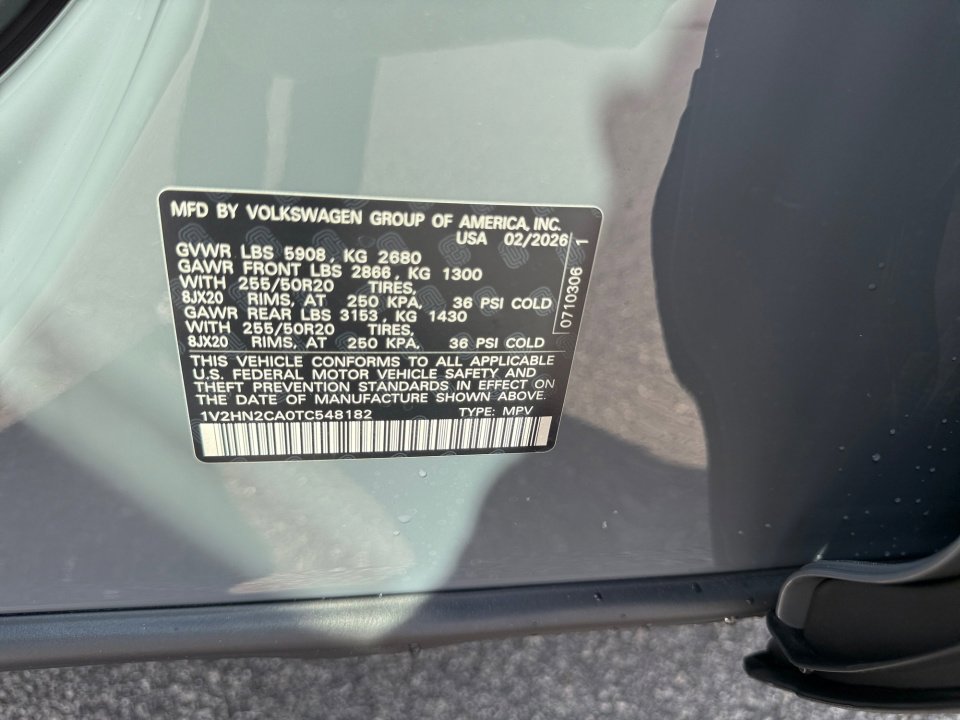 New 2026 Volkswagen Atlas SE image 35