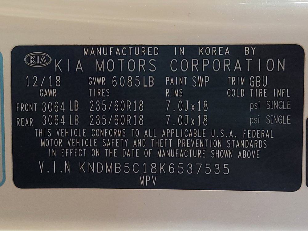 Used 2019 Kia Sedona EX FWD image 33