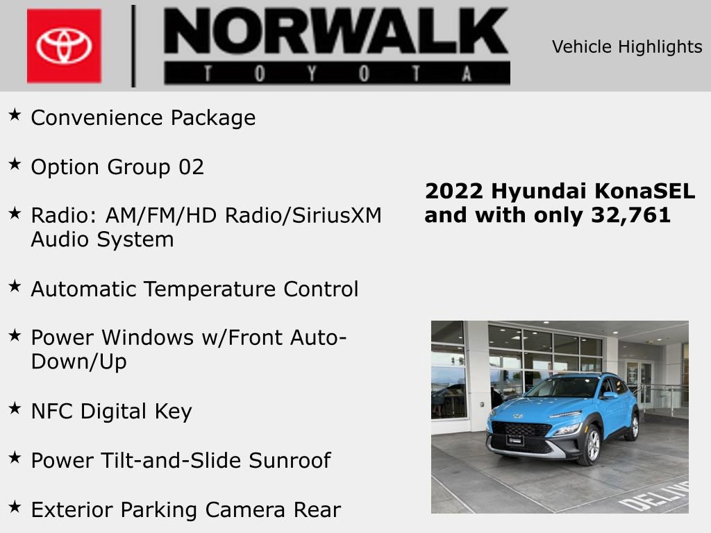 Used 2022 Hyundai Kona SEL w/ Convenience Package AWD/4WD image 10