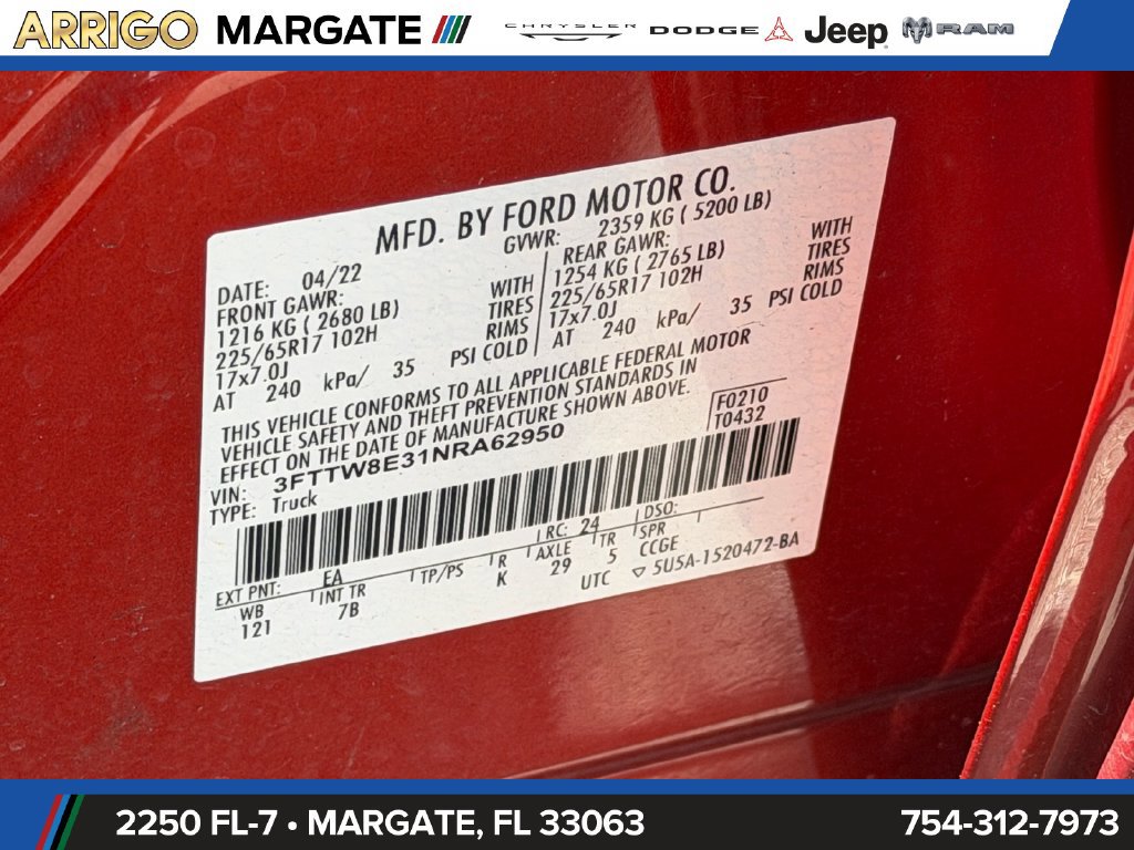 Used 2022 Ford Maverick XLT FWD image 19