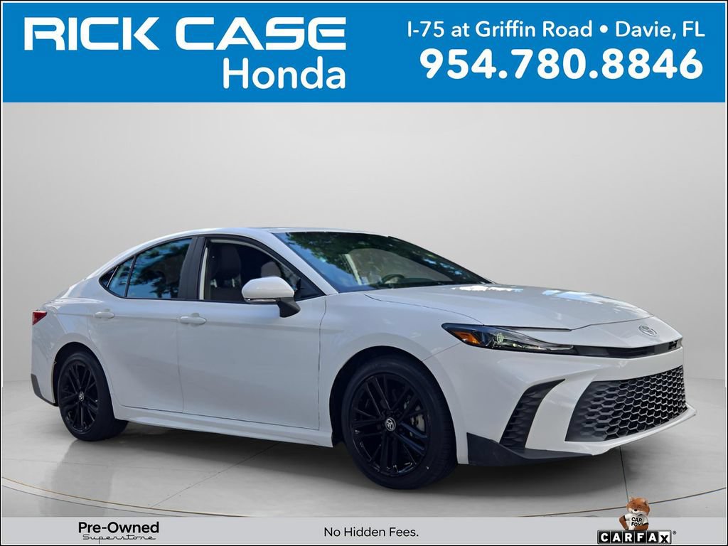 Used 2025 Toyota Camry SE w/ Multimedia Upgrade Package FWD image 1