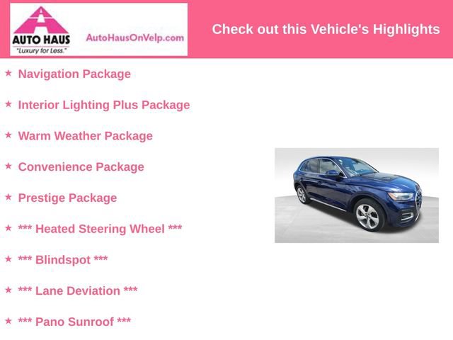 Used 2021 Audi Q5 Prestige w/ Prestige Package AWD/4WD image 3