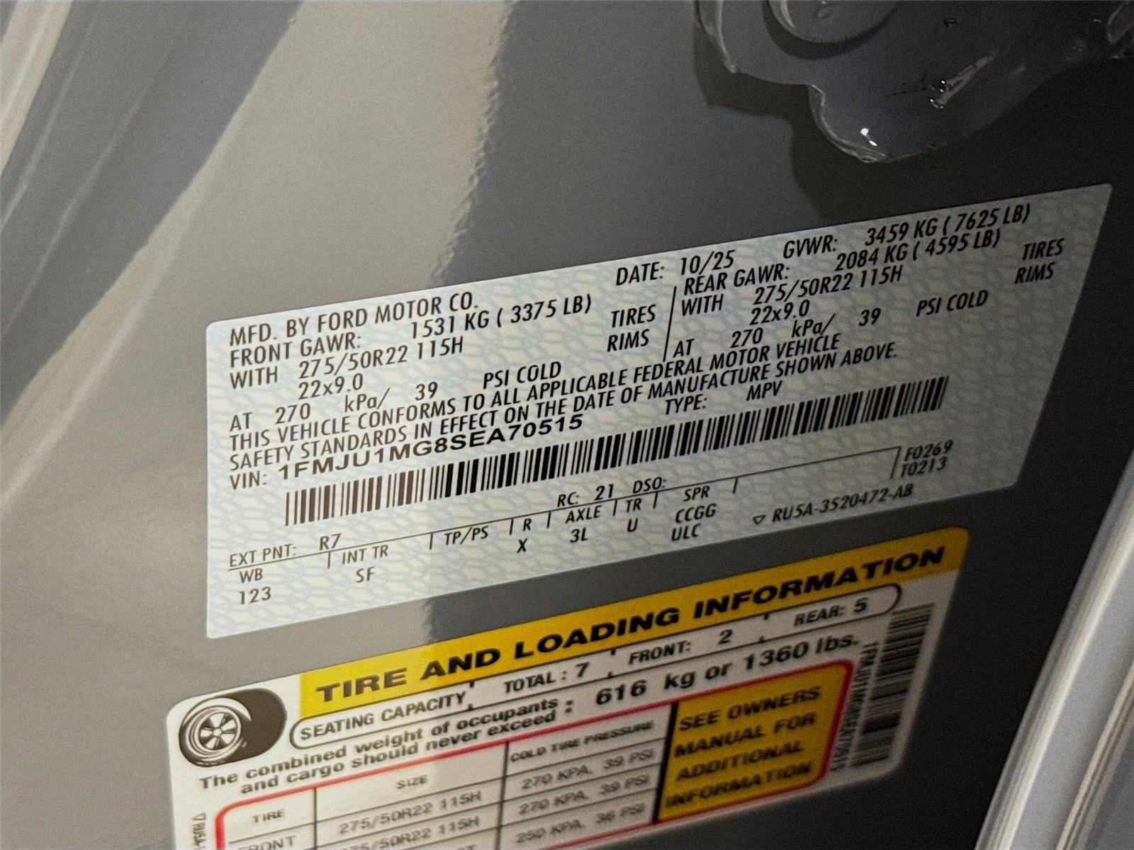 New 2025 Ford Expedition Platinum w/ Platinum Ultimate Package image 34