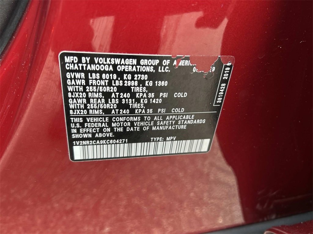 Used 2019 Volkswagen Atlas SEL Premium image 35