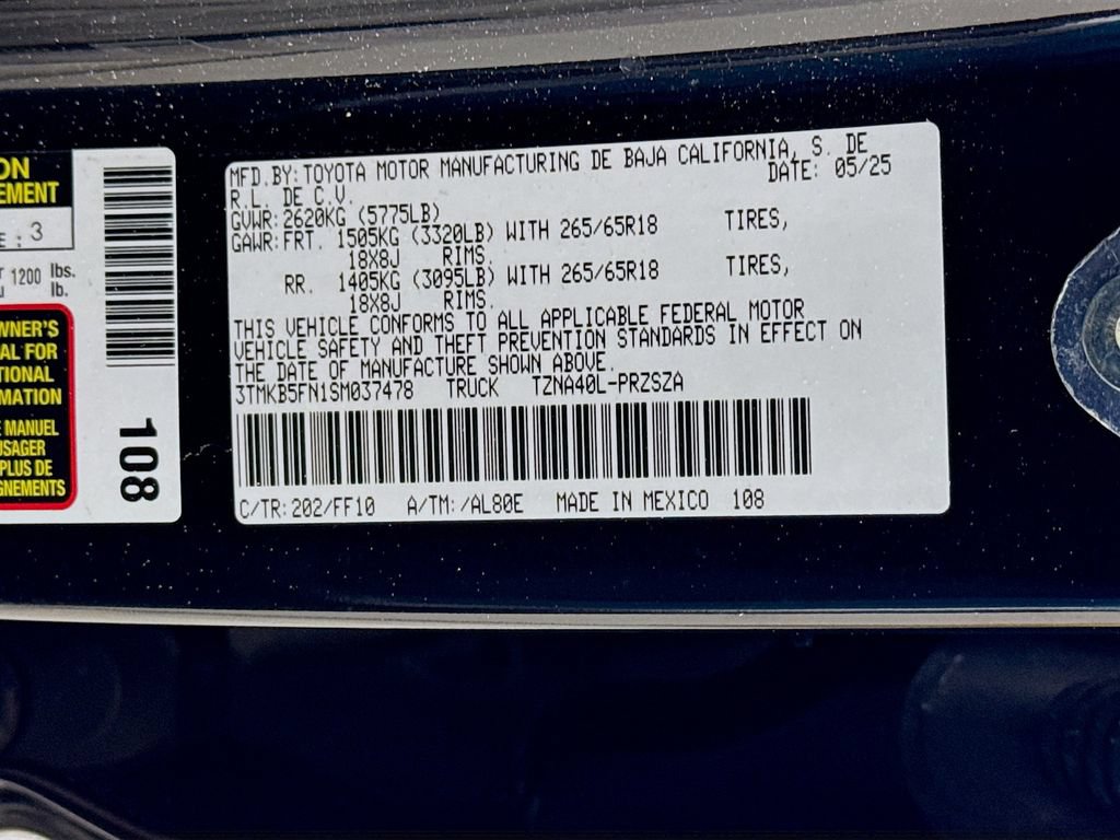 Used 2025 Toyota Tacoma SR5 RWD image 30