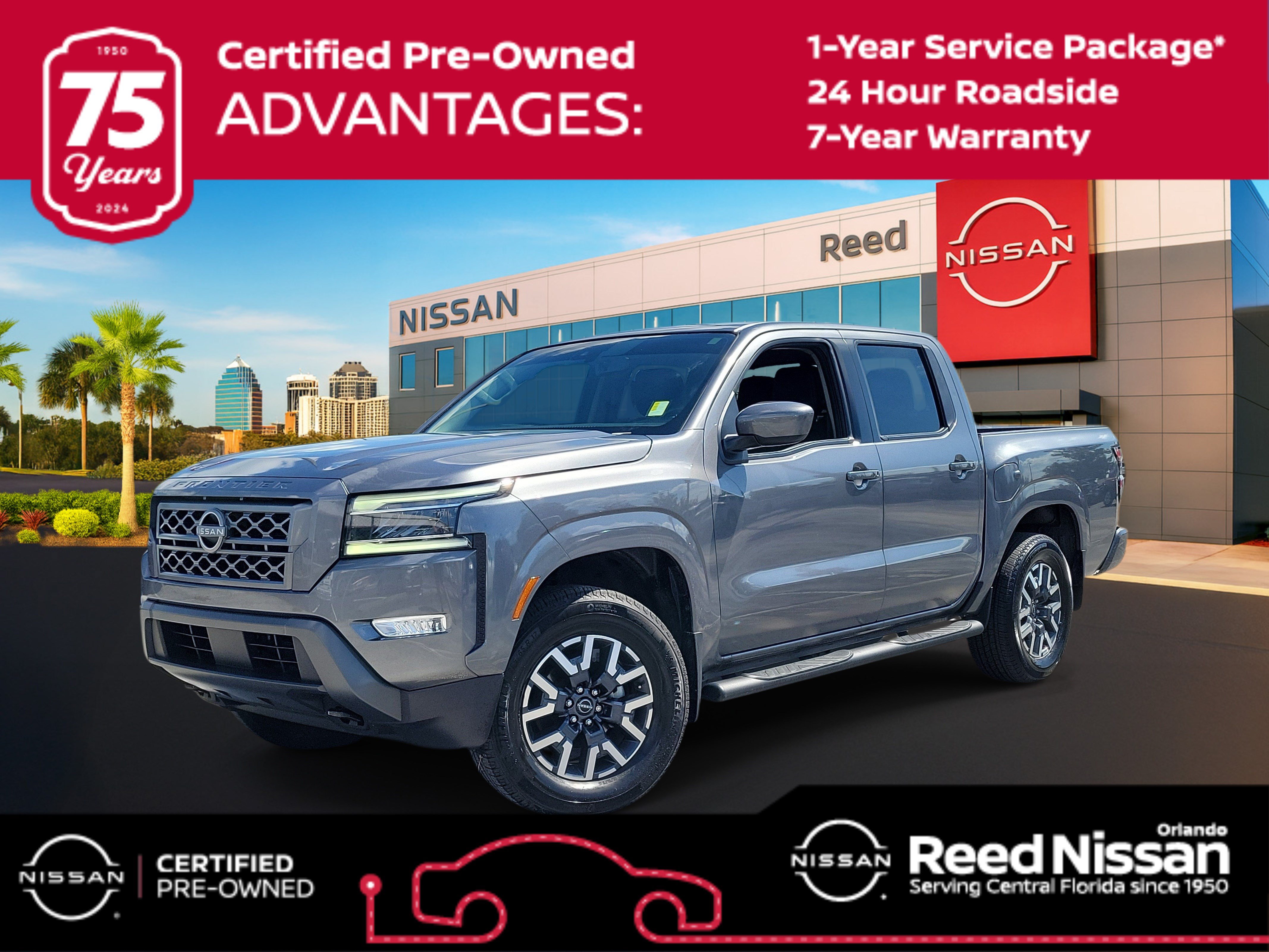 Certified 2024 Nissan Frontier SL w/ Technology Package