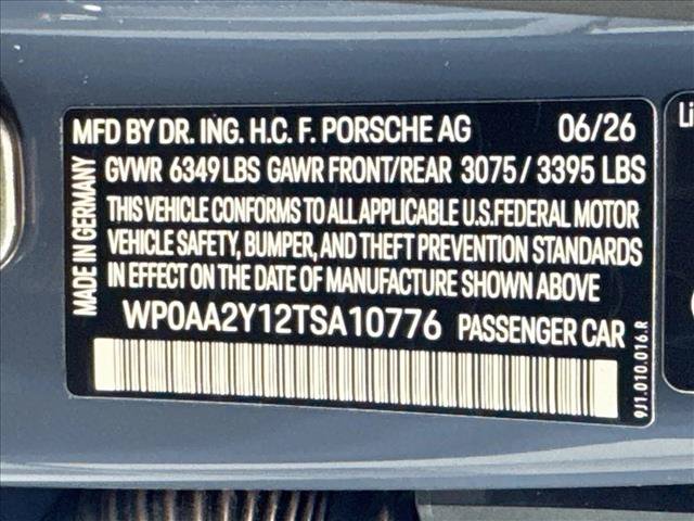 New 2026 Porsche Taycan AWD/4WD image 26