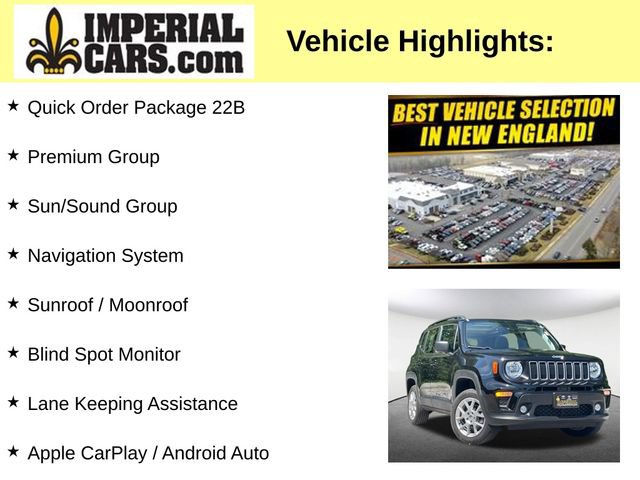 Used 2023 Jeep Renegade Latitude w/ Sun/Sound Group AWD/4WD image 8