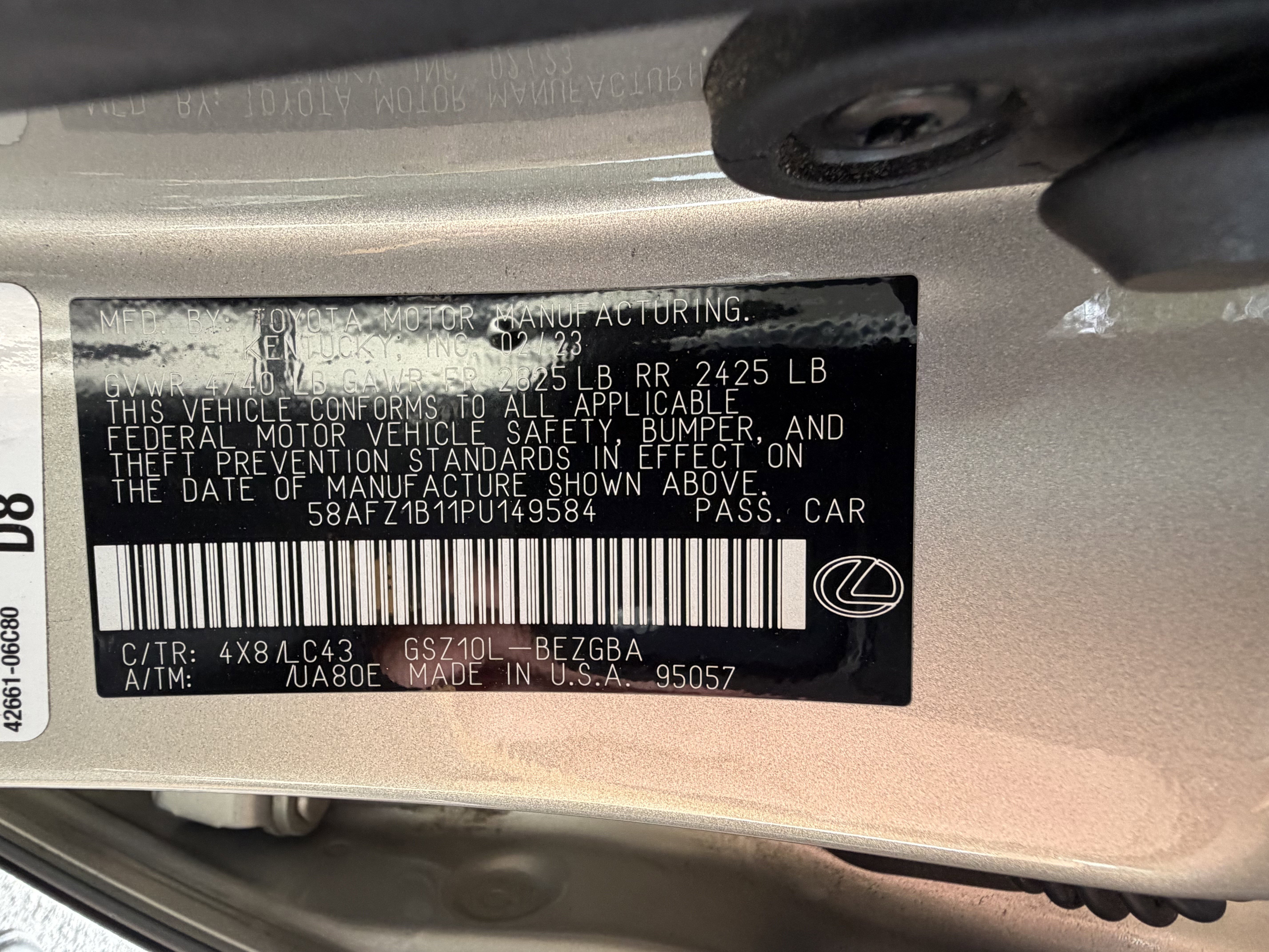 Used 2023 Lexus ES 350 Ultra Luxury w/ Accessory Package (Z2) FWD image 51