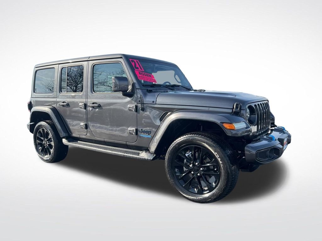 Used 2021 Jeep Wrangler Unlimited Sahara video 3