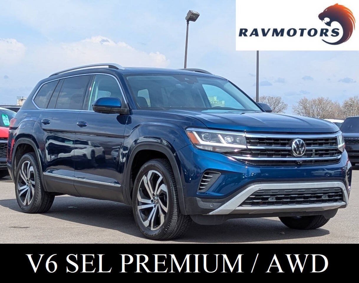 Used 2021 Volkswagen Atlas SEL Premium AWD/4WD image 1
