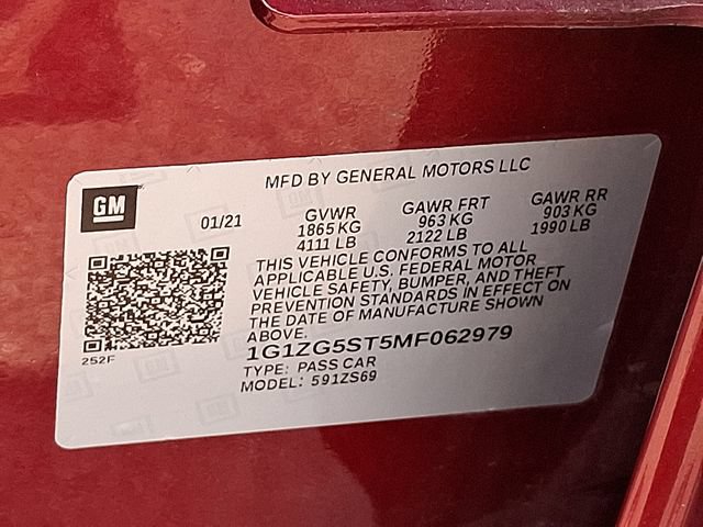 Used 2021 Chevrolet Malibu RS FWD image 25