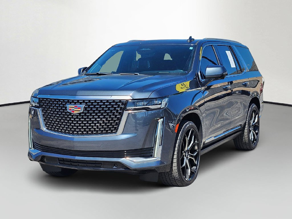Used 2021 Cadillac Escalade Premium Luxury w/ Driver Assist Tech Package RWD image 3