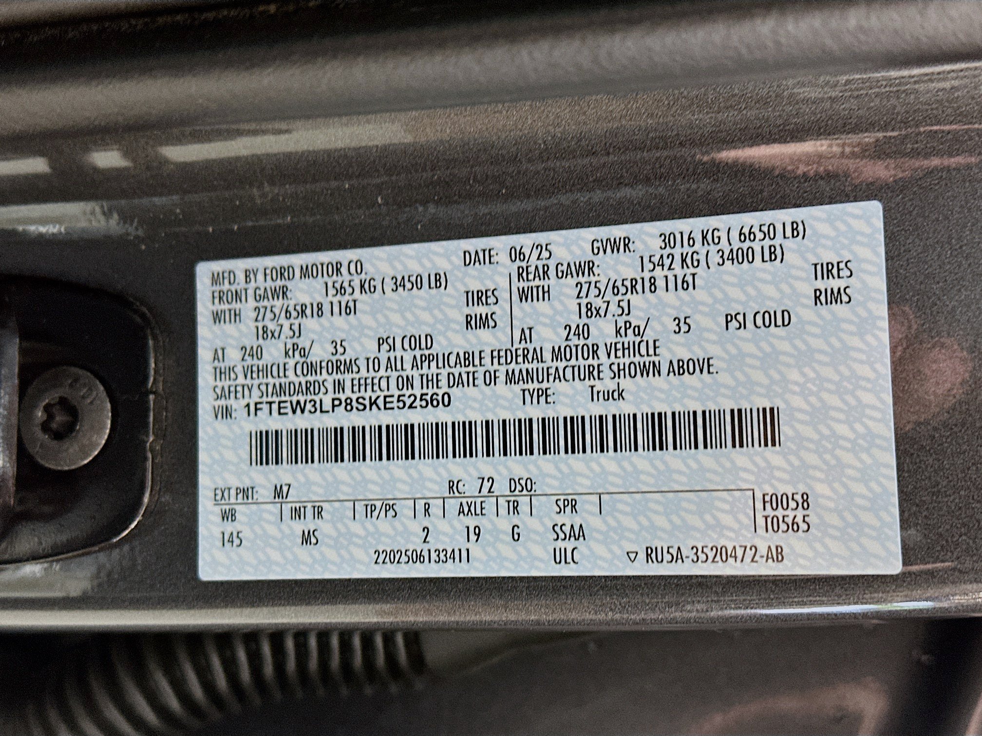 Used 2025 Ford F150 XLT w/ Equipment Group 301A Standard AWD/4WD image 29