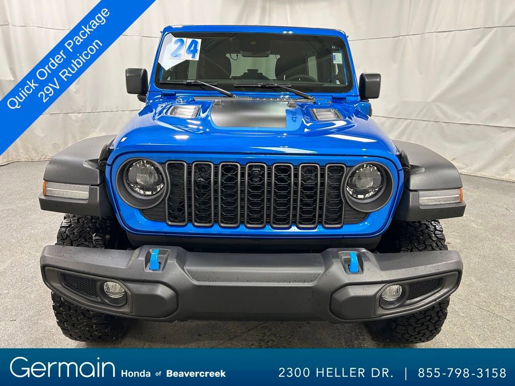 Used 2024 Jeep Wrangler Unlimited Rubicon 4xe w/ Technology Group image 3